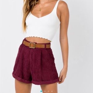 Princess Polly Plum Applewood Shorts